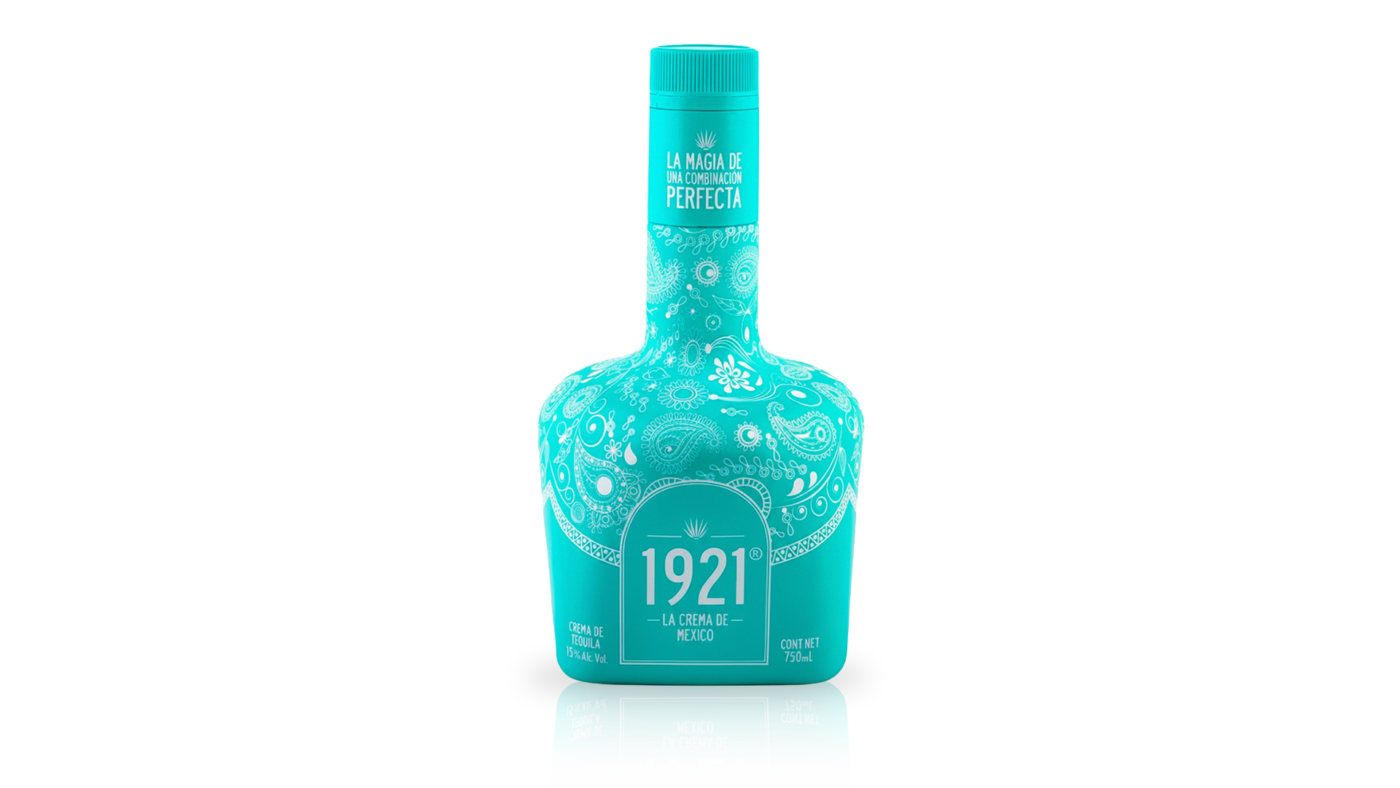 1921 Tequila Cream 750ml Irresistible Azul Edition
