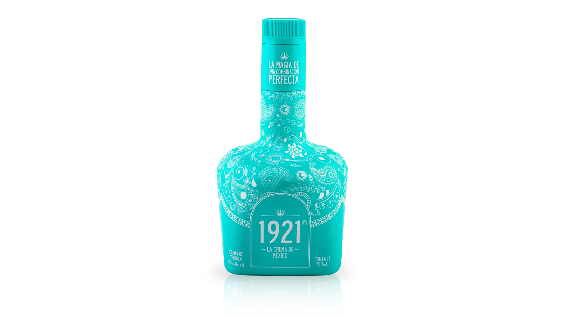 1921 Crema de Tquila 750ml Edición Irresistible Azul