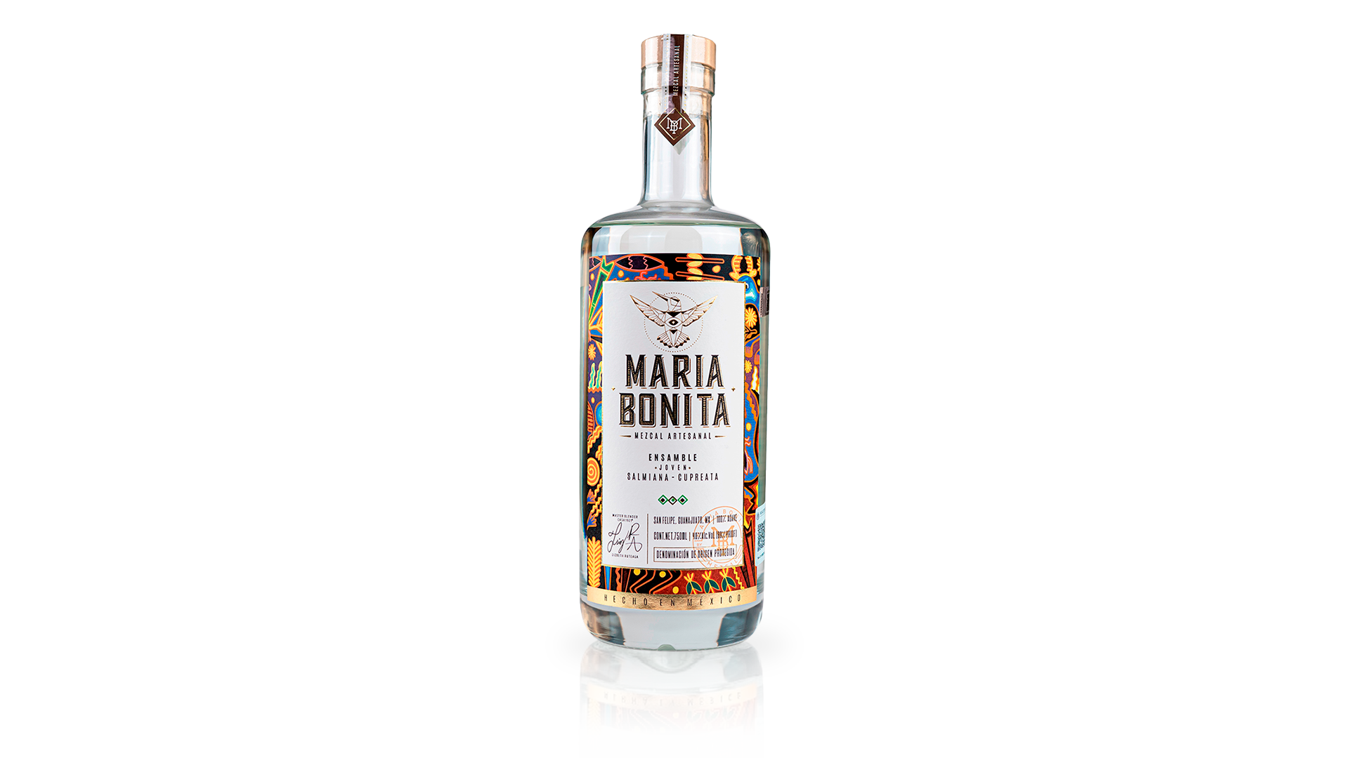María Bonita Artesanal 750 ml | Ensamble de Agave Salmiana y Cupreata